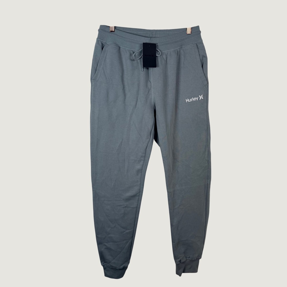 Hurley One and Only Jogger Mens Medium Gladiator Grey Fleece Sweatpants 31"